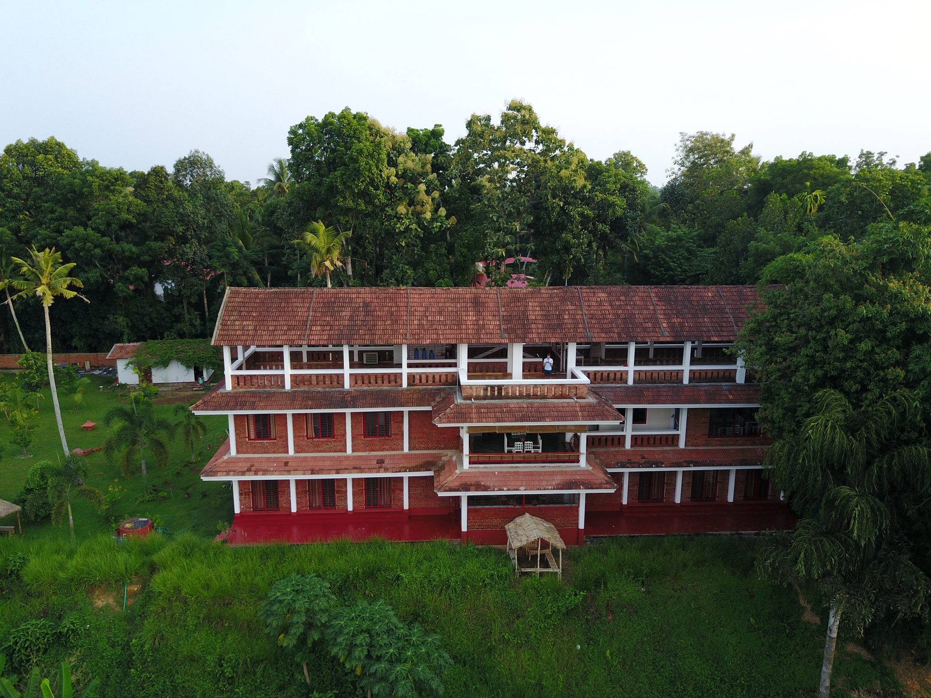 Exterior elevation of De Charlie's Pamba Heritage, a three-storey heritage building